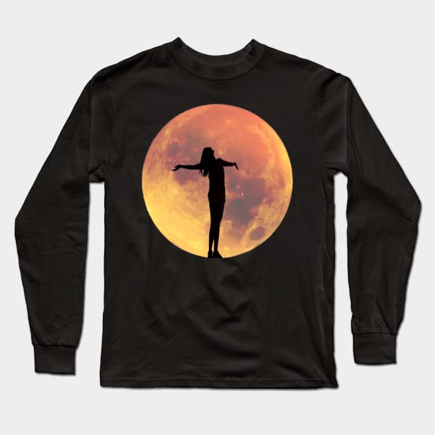 Apathecary Moon Gratitude Long Sleeve T-Shirt by Apathecary